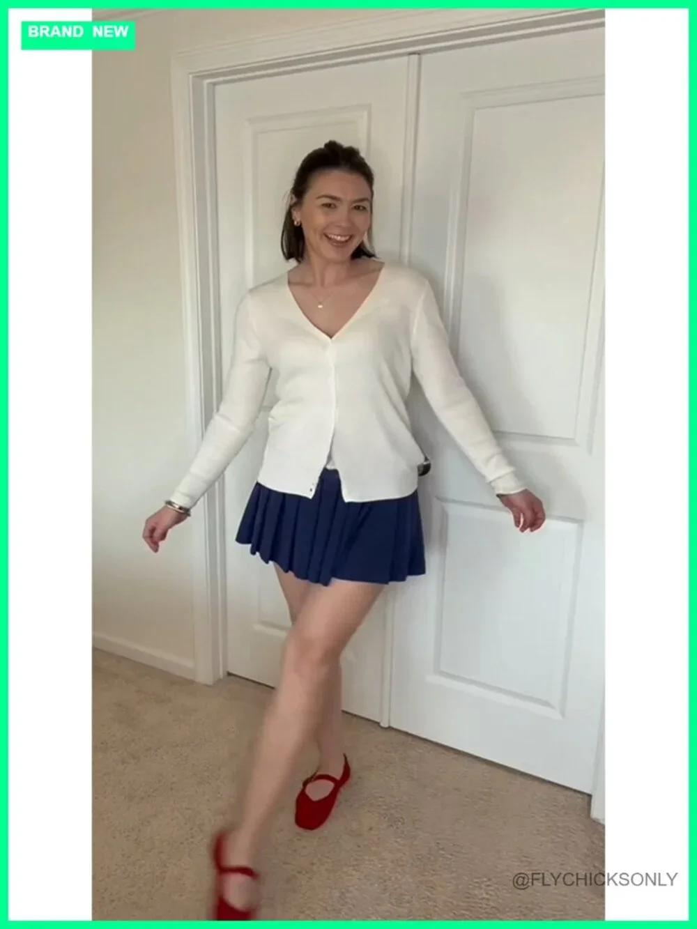 Pleated High Waisted Tennis Skirt with Built-in Shorts and Pockets Athletic